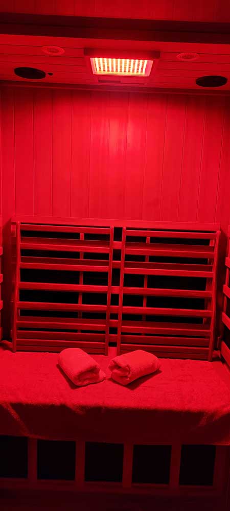 Alanbrooke Spa red sauna